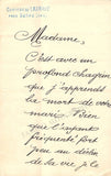 Alvarez, Albert - Autograph Letter Signed 1905