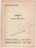 American Composers - Lot of Printed Scores Signed