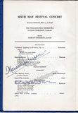 Anderson, Marian - Ormandy, Eugene - Welitch, Ljuba - Signed Program 1950