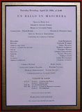 Anderson, Marian - Signature + Photo + Program Clip