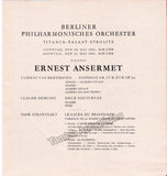 Ansermet, Ernest - Lot of 6 Programs 1927-1952