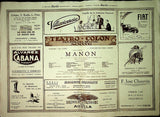 Ansermet, Ernest - Teatro Colón Program Lot 1931