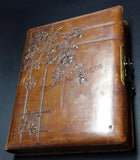 Antique Leather Cabinet and CDV Photo Album
