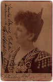 Arnoldson, Sigrid - Signed Cabinet Photo in Carmen