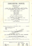 Arrau, Claudio - Concert Program 1950