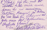 Artot de Padilla, Lola - Autograph Note Signed 1917
