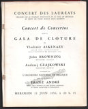 Ashkenazy, Vladimir - Closing Ceremony Concert Queen Elisabeth of Belgium Competition 1956