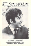 Ashkenazy, Vladimir - Signed Program Philadelphia 1981