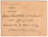 Autograph Album - 15+ Signatures Opera Singers WWI