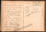 Autograph Album - 20+ Autograph Items - Belgium 1890s