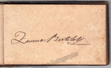 Autograph Album - 20 Signatures of Singers 1874