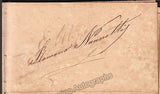 Autograph Album - 20 Signatures of Singers 1874
