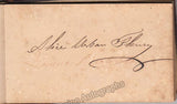 Autograph Album - 20 Signatures of Singers 1874