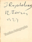 Autograph Collection - 40 Signatures from Salzburg-Vienna