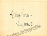Autograph Collection - 40 Signatures from Salzburg-Vienna