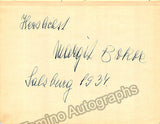 Autograph Collection - 40 Signatures from Salzburg-Vienna