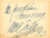 Autograph Collection - 40 Signatures from Salzburg-Vienna