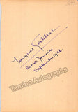 Autograph Collection - Over 60 Signatures Teatro Municipal Opera, Rio de Janeiro 1917-1931