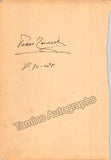 Autograph Collection - Over 60 Signatures Teatro Municipal Opera, Rio de Janeiro 1917-1931