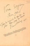 Autograph Collection - Over 60 Signatures Teatro Municipal Opera, Rio de Janeiro 1917-1931
