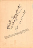 Autograph Collection - Over 60 Signatures Teatro Municipal Opera, Rio de Janeiro 1917-1931