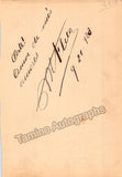 Autograph Collection - Over 60 Signatures Teatro Municipal Opera, Rio de Janeiro 1917-1931