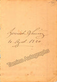 Autograph Collection - Over 60 Signatures Teatro Municipal Opera, Rio de Janeiro 1917-1931