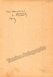 Autograph Collection - Over 60 Signatures Teatro Municipal Opera, Rio de Janeiro 1917-1931