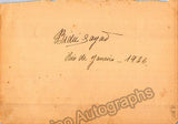 Autograph Collection - Over 60 Signatures Teatro Municipal Opera, Rio de Janeiro 1917-1931