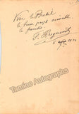 Autograph Collection - Over 60 Signatures Teatro Municipal Opera, Rio de Janeiro 1917-1931