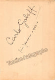 Autograph Collection - Over 60 Signatures Teatro Municipal Opera, Rio de Janeiro 1917-1931