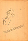 Autograph Collection - Over 60 Signatures Teatro Municipal Opera, Rio de Janeiro 1917-1931