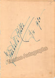 Autograph Collection - Over 60 Signatures Teatro Municipal Opera, Rio de Janeiro 1917-1931