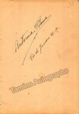 Autograph Collection - Over 60 Signatures Teatro Municipal Opera, Rio de Janeiro 1917-1931