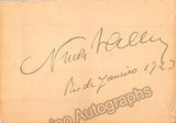 Autograph Collection - Over 60 Signatures Teatro Municipal Opera, Rio de Janeiro 1917-1931