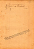 Autograph Collection - Over 60 Signatures Teatro Municipal Opera, Rio de Janeiro 1917-1931