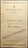 Gogorza, Emilio de - Hoffmann, Josef and Others - Signed Program Philadelphia 1937