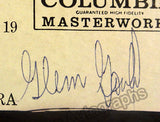 Gould, Glenn - Signed LP record with Photo
