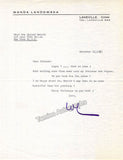 Landowska, Wanda - Lot of 12 Typed Letters Signed