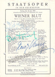 Vienna Opera - Lot of 42 Signed Programs, 1950s