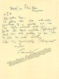 Von Franckenstein, Clemens - Autograph Music Quote Signed + Autograph Letter 1938