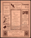 Bachkaus, Wilhelm - Concert Program Carnegie Hall 1923