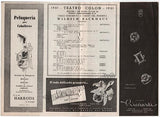 Backhaus, Wilhelm - 4 Concert Programs - Teatro Colón, Buenos Aires, 1947-51