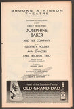 Baker, Josephine - Photo and Program Lot