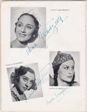 Ballet Russe - Large Program with Many Signatures 1940-41