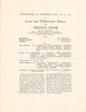 Ballet Russe - Program with Karsavina & Nijinski London 1911 + Pagliacci