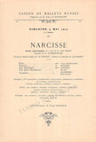 Ballet Russe - Program with Karsavina & Siblings Nijinski Monte Carlo 1913