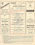 Ballet Russe - Royal Opera House Program Signed 1938