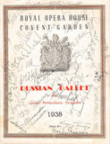 Ballet Russe - Royal Opera House Program Signed 1938