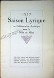 Ballet Russes - Teatro La Scala - South American Tour Program 1917